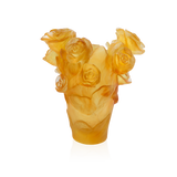 DAUM | Rose Passion Yellow Vase 17cm