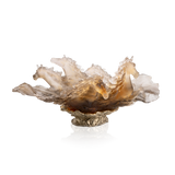 DAUM | Cavalcade Glazed Brown Centrepiece Limited Edition