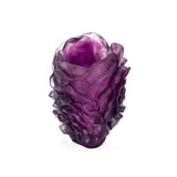 DAUM | 山茶花紫羅蘭色花瓶 15.5cm