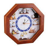 REUTTER MINIATUREN | Blue Onion Kitchen Clock 22x22x6cm