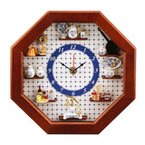 REUTTER MINIATUREN | Blue Onion Kitchen Clock 22x22x6cm