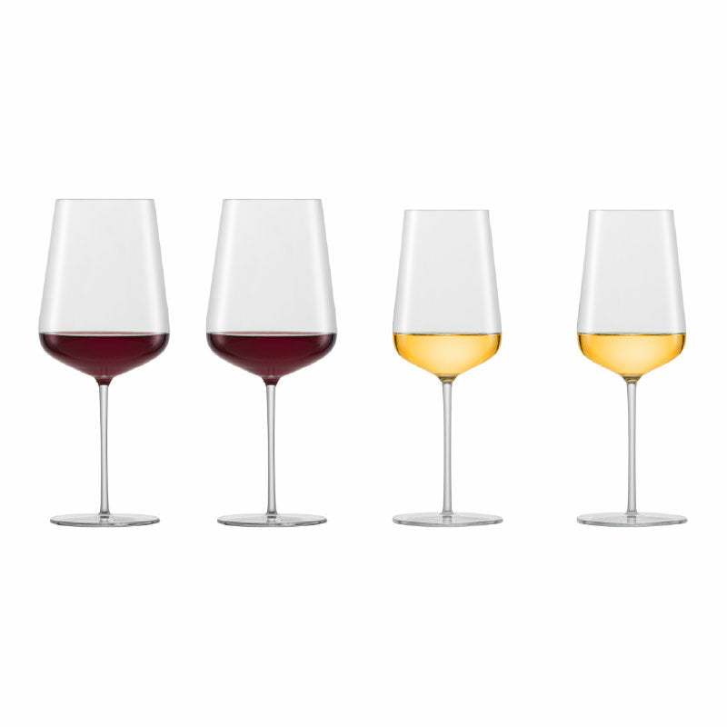 ZWIESEL GLAS | Vervino Bordeaux + Chardonnay 4pcs Gift Set