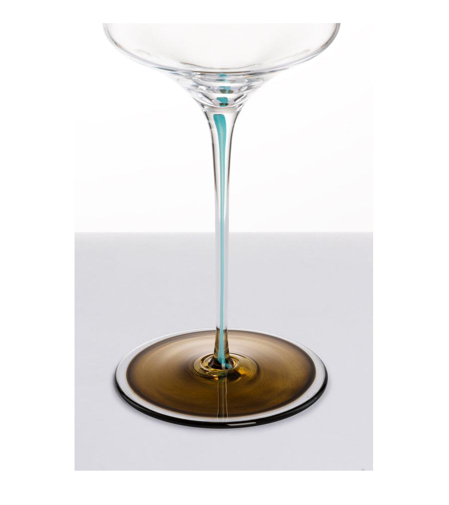 ZWIESEL GLAS | Ink Sparkling Wine Glass, Ocher Green