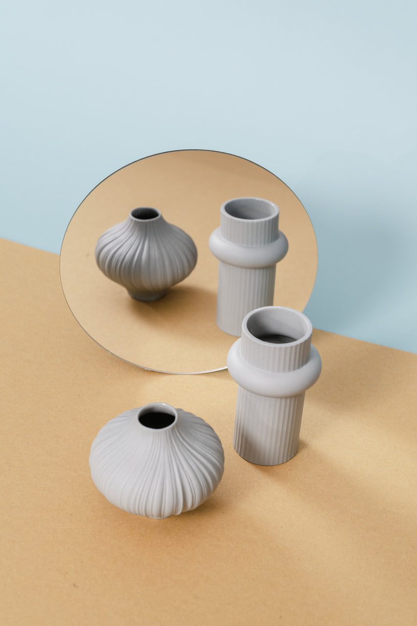 ROSENTHAL | Plissee Mini Vase 8cm Lava