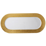 BERNARDAUD | Ecume Gold 長方盤 38cm