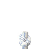 ROSENTHAL | Node Stripes 迷你花瓶 12cm 藍莓色