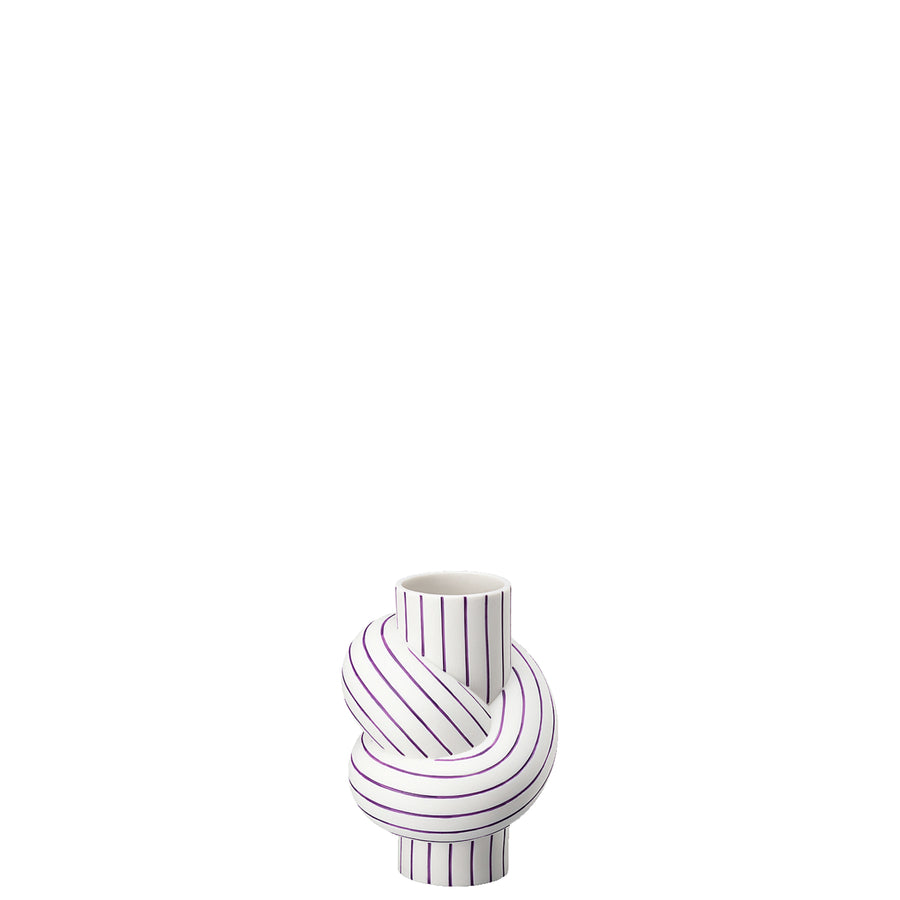 ROSENTHAL | Node Stripes Mini Vase 12cm Plum