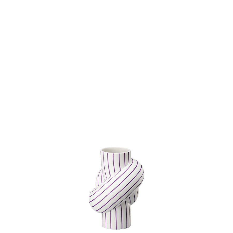ROSENTHAL | Node Stripes Mini Vase 12cm Plum