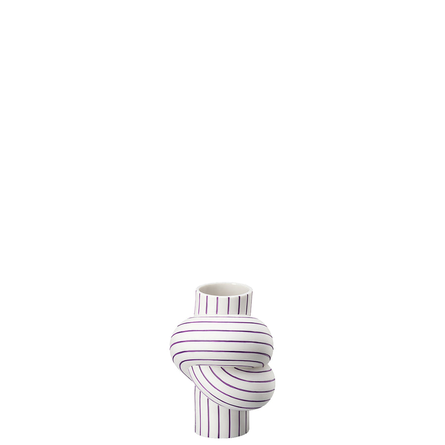 ROSENTHAL | Node Stripes Mini Vase 12cm Plum
