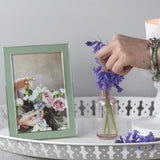 ADDISON ROSS | Pale Sage Green Enamel with Silver Frame