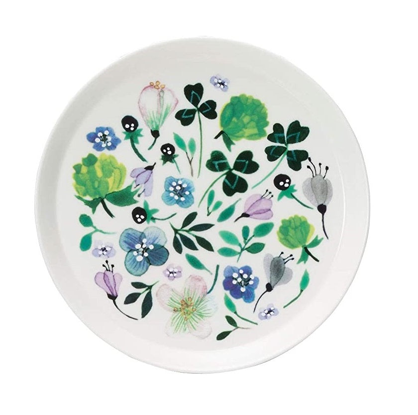 NARUMI | Anna Emilia "Clover Garden" Plate 19cm