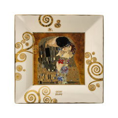 GOEBEL | This Kiss - Square Plate 12x12cm Artis Orbis Gustav Klimt
