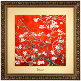 GOEBEL | Almond Tree Red - 掛畫 68x68cm Artis Orbis Vincent Van Gogh