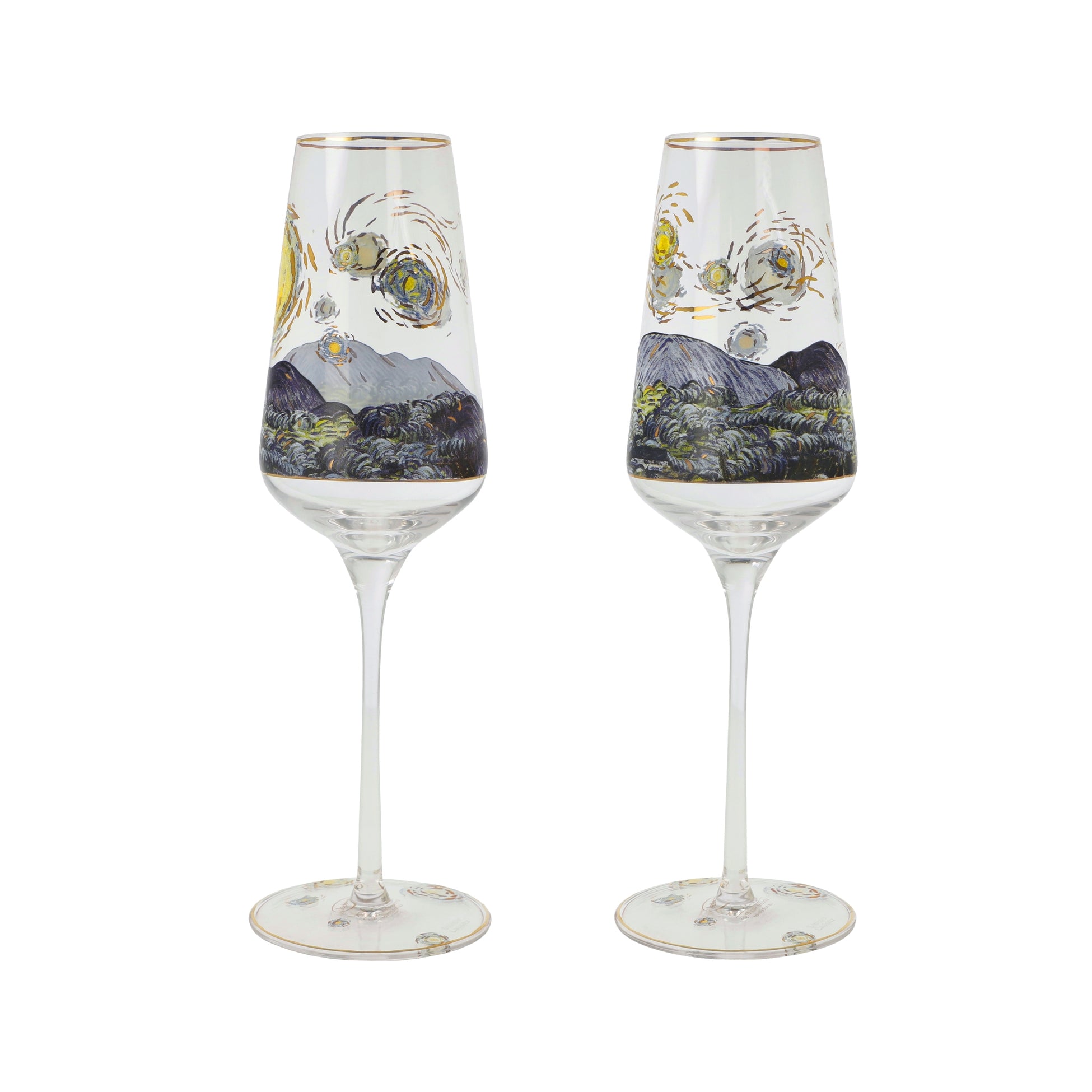 Gustav Klimt / Flûtes à Champagne par 4