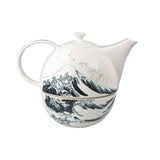 GOEBEL | The Great Wave - Tea Pot with Warmer Artis Orbis Katsushika Hokusai
