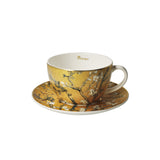 GOEBEL | Almond Tree Gold - Tea or Cappuccino Cup with Saucer Artis Orbis Vincent Van Gogh