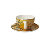 GOEBEL | Almond Tree Gold - Tea or Cappuccino Cup with Saucer Artis Orbis Vincent Van Gogh