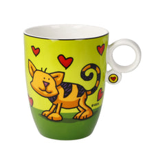 GOEBEL | Love Cat - Artist Mug 11cm Pop Art Ed Heck