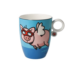 GOEBEL | When Pigs Fly - Artist Mug 11cm Pop Art Ed Heck