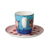 GOEBEL | When Pigs Fly - 咖啡杯連底碟 6.5cm Pop Art Ed Heck