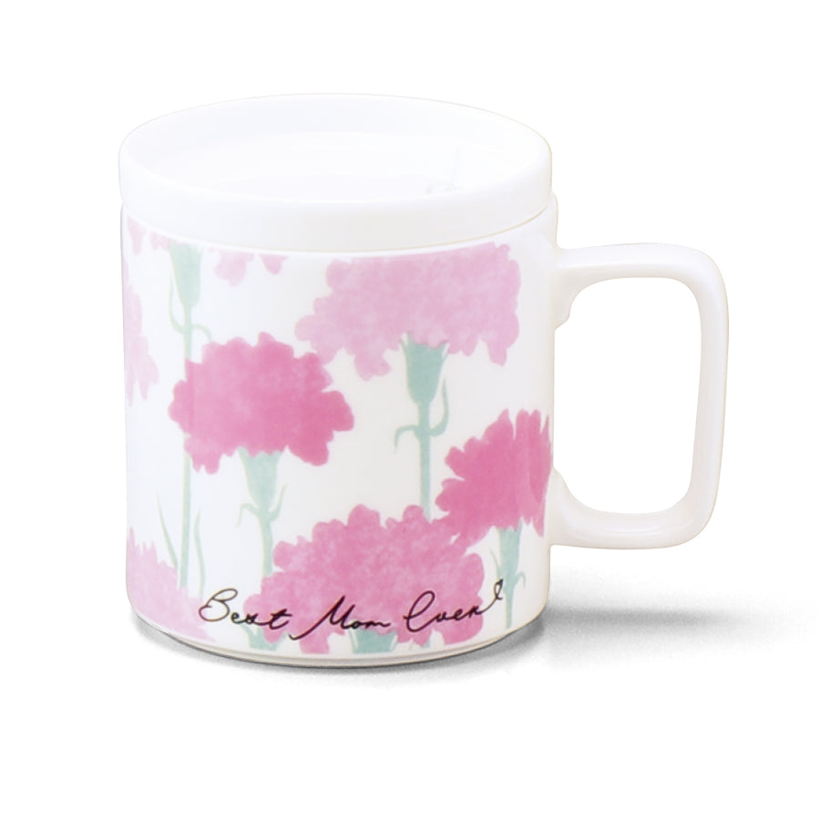 NARUMI | Dozen Flower Mug with Lid