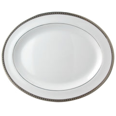 BERNARDAUD | Athena Platine Oval Platter 33