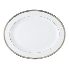 BERNARDAUD | Athena Platine Oval Platter 38cm