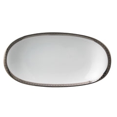 BERNARDAUD | Athena Platine 前菜盤 23x12 cm 