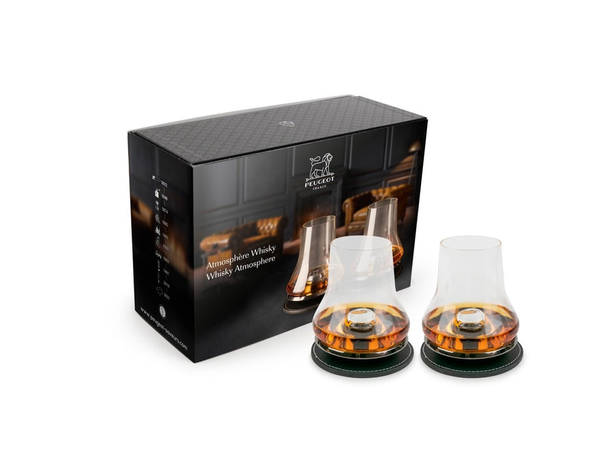PEUGEOT | Whisky Atmosphere 威士忌酒杯2隻禮盒套裝 玄武岩色