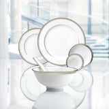 BERNARDAUD | Athena Platine Oval Platter 43cm