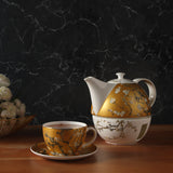 GOEBEL | Almond Tree Gold - Tea or Cappuccino Cup with Saucer Artis Orbis Vincent Van Gogh