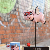 GOEBEL | When Pigs Fly - 咖啡杯連底碟 6.5cm Pop Art Ed Heck