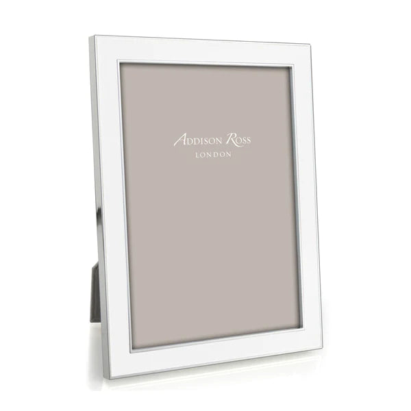 ADDISON ROSS | 15mm White Enamel Photo Frame 4"x6"