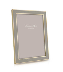 ADDISON ROSS | Taupe Enamel with Gold Frame