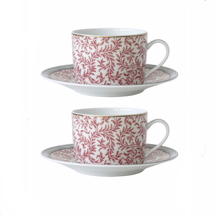 BERNARDAUD | Braquenie Set of 2 Tea Cup & Saucer
