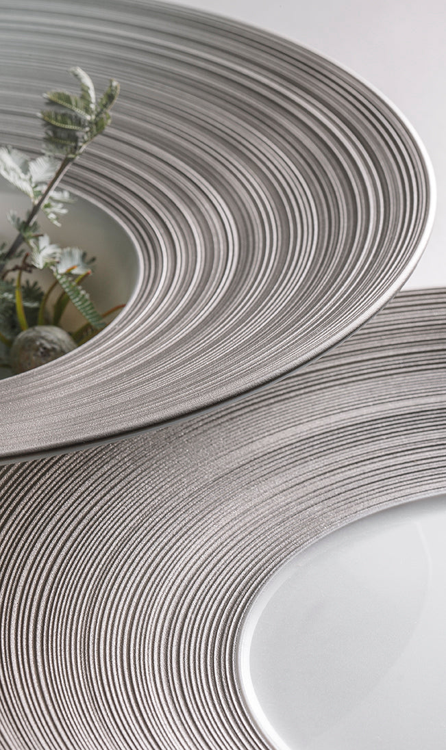 J.L Coquet | Hémisphère Platinum Rice Bowl 9.5cm