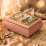 ERCOLANO | A Victorian Garden Serenade - Music and Jewellery Box 15x11x7cm The Victorian Age