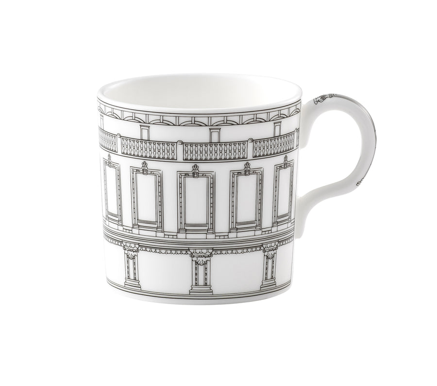 Royal Crown Derby | Royal Albert Hall Coffee Cup and Saucer with Gift Box