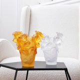 DAUM | Rose Passion Yellow Vase 17cm