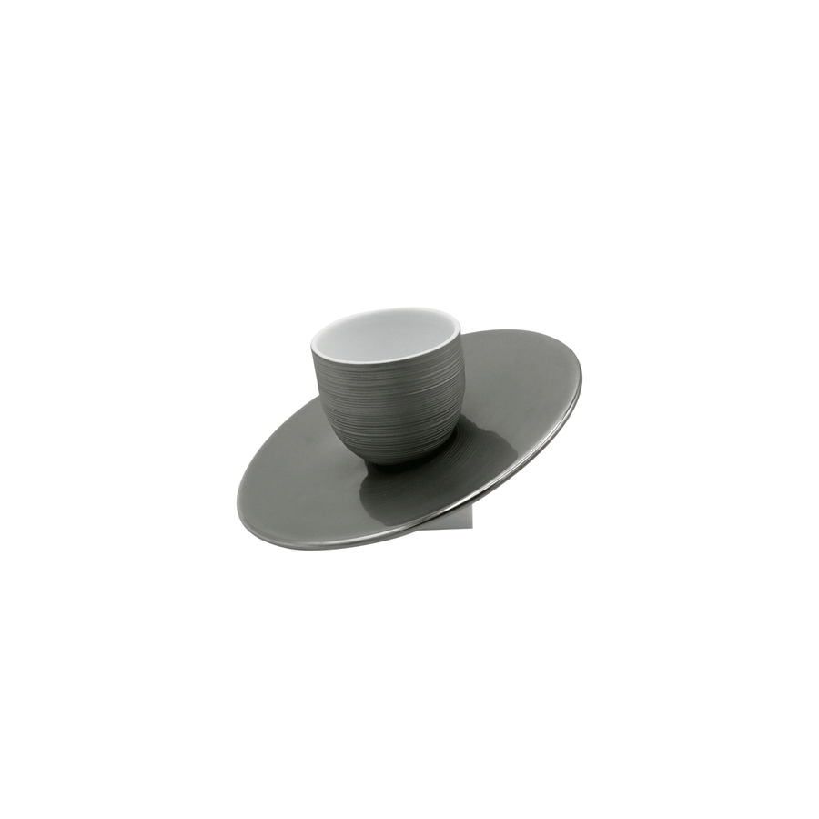 J.L Coquet | Hémisphère Platinum Slider Eggcup (Magnetic) 5cm