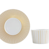 BERNARDAUD | Sol Gold Tea Cup & Saucer
