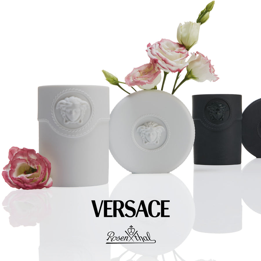 VERSACE | La Medusa Mini Vase 10cm Black