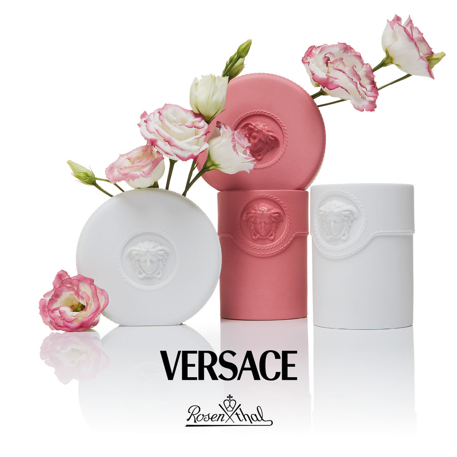 VERSACE | La Medusa Mini Vase 10cm Pink