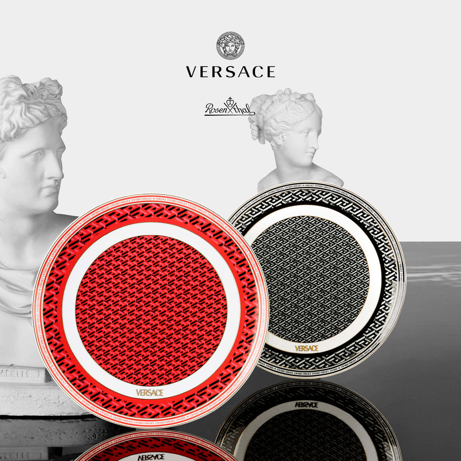 VERSACE | La Greca Signature Black Mug