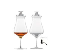 ZWIESEL GLAS | Alloro Whisky Nosing Glass with Lid Handmade Set of 2