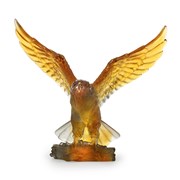 DAUM | Amber Grey Eagle H 24 cm - Limited Edition