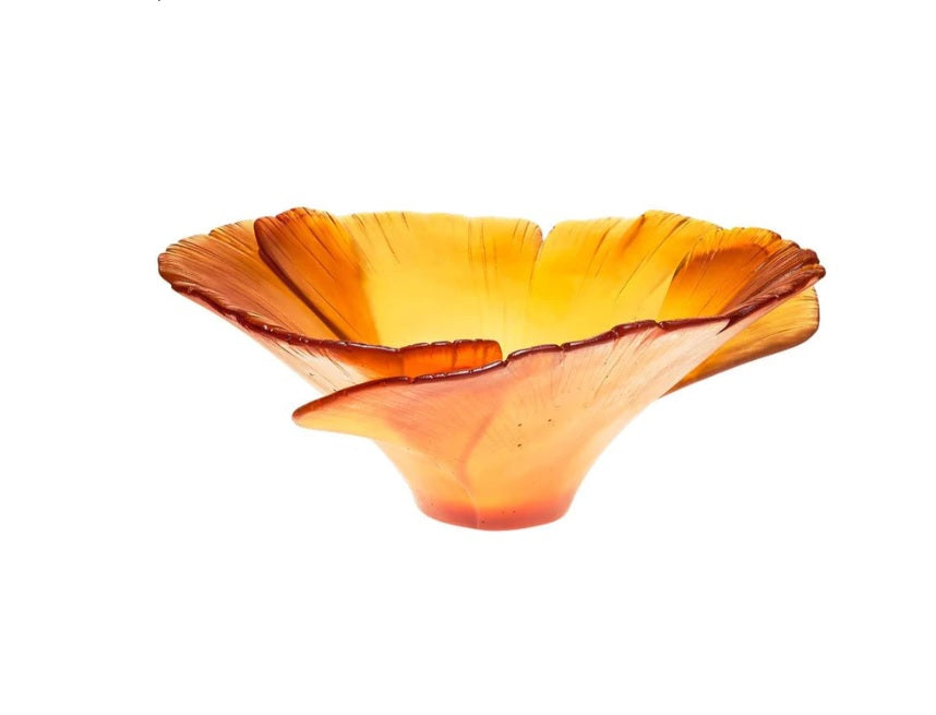 DAUM | Ginkgo Amber Bowl 29cm
