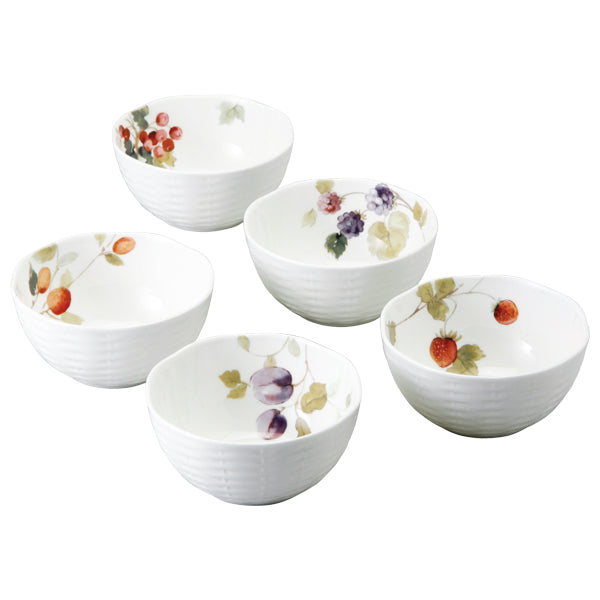 NARUMI | Lucy's Garden Bowl Set of 5