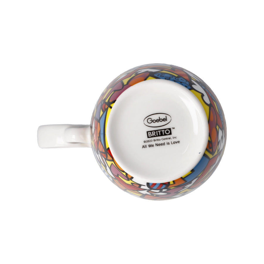 GOEBEL | All We Need is Love - Artist Mug 11cm Pop Art Romero Britto