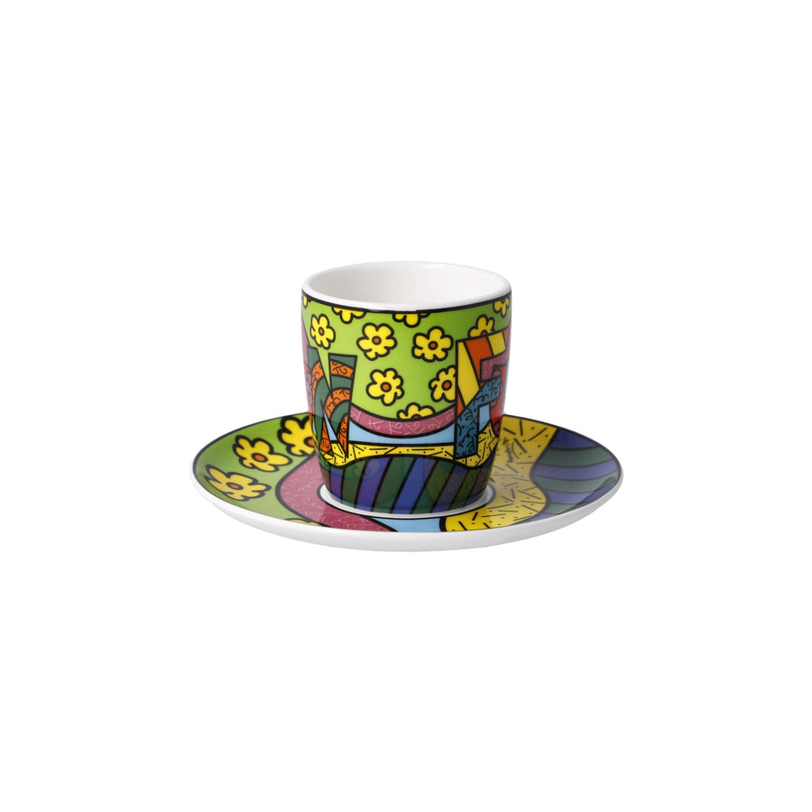 GOEBEL | Fun - Demitasse with Saucer Pop Art Romero Britto